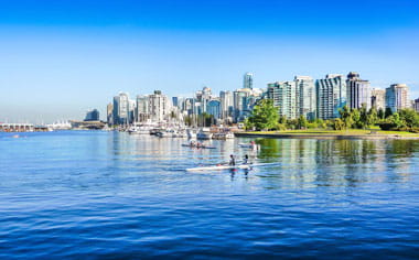 Vancouver city skyline, Canada